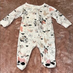 Disney Minnie Mouse Kids One Piece - White